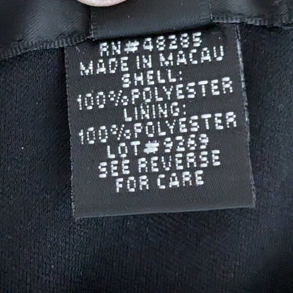 VIRGO Orange/Black Lined Chiffon Sleeveless Straight Maxi Sheath Dress; Size 8 - Picture 5 of 6